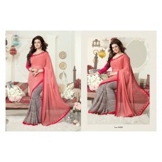 Stunning Baby Pink Ayesha Takia Georgette Designer Saree 16262